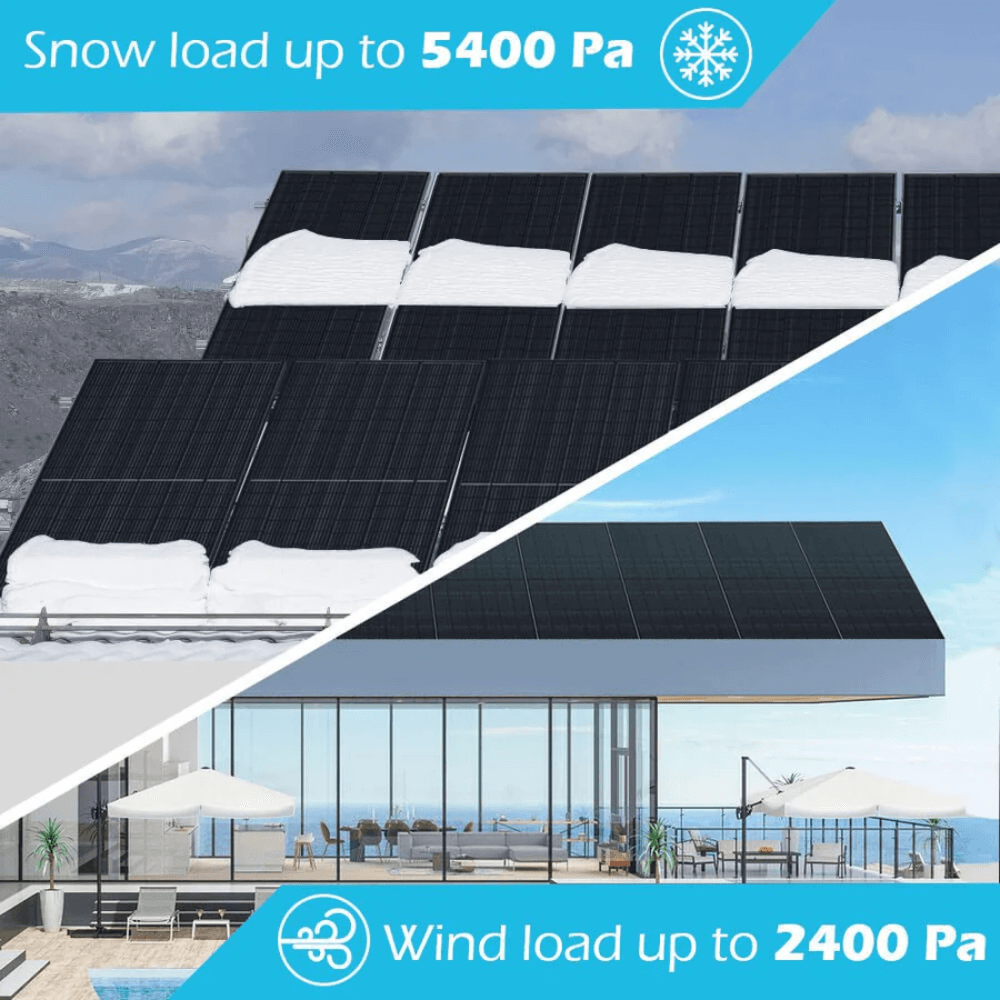 SunGoldPower - 415W Mono Black PERC Solar Panel UL 61730