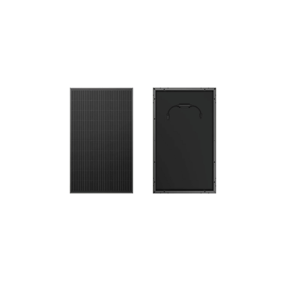 EcoFlow 100W Rigid Solar Panel x 2 + Rigid Solar Panel Mounting Feet x 2
