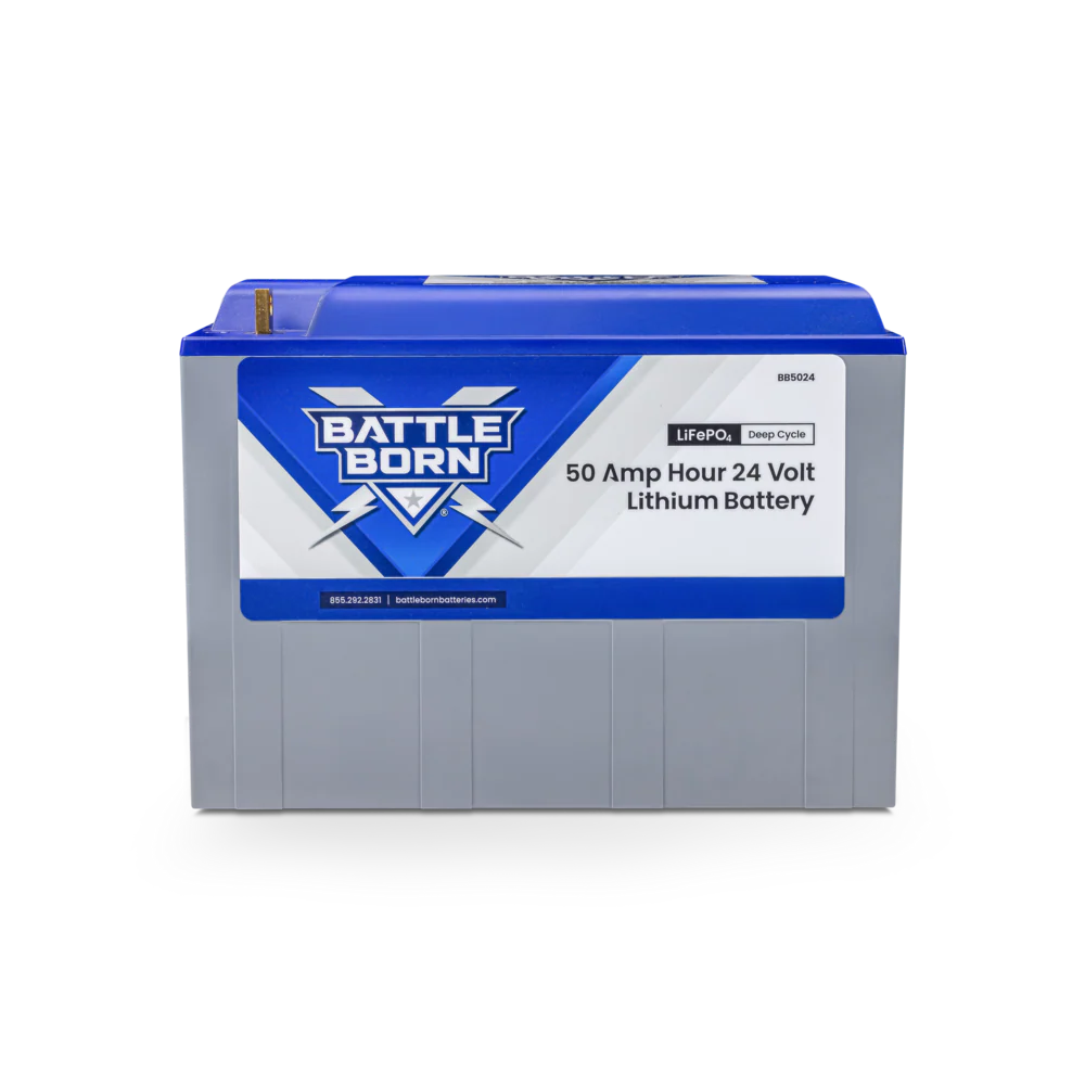 Battle Born 50Ah 24V LiFePO4 Deep Cycle Battery