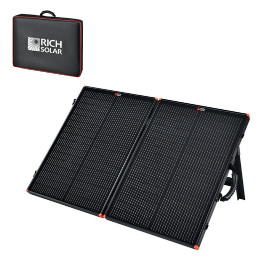 RICH SOLAR -MEGA 100 Watt Portable Solar Panel Briefcase