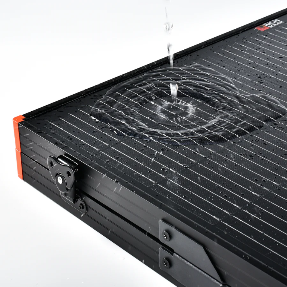 RICH SOLAR -MEGA 200 Watt Portable Solar Panel Briefcase