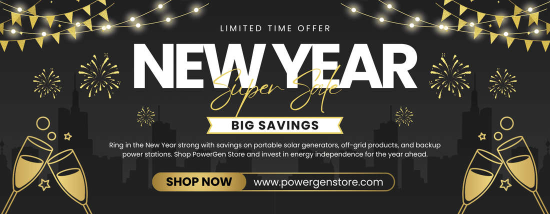 Power Into the New Year: Save on Solar Generators & Backup Solutions