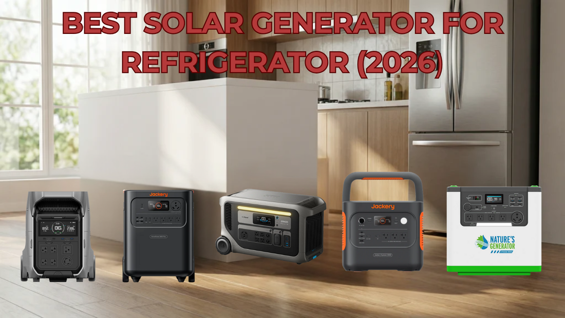 Best Solar Generator for Refrigerator (2026)