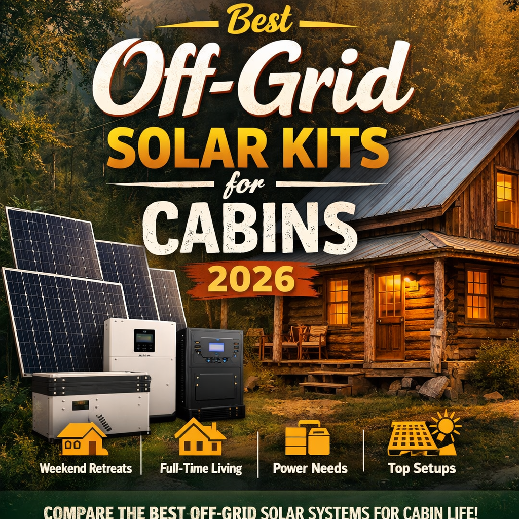 Best Off-Grid Solar Kits for Cabins (2026) – PowerGen Store