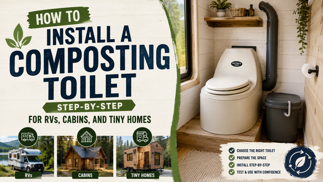 How to Install a Composting Toilet: Step-by-Step for RVs, Cabins, and Tiny Homes