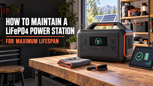 How to Maintain a LiFePO4 Power Station for Maximum Lifespan