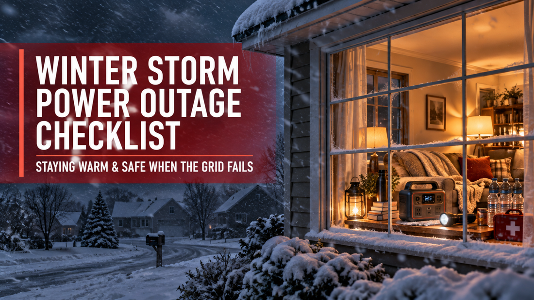 Winter Storm Power Outage Checklist: Staying Warm and Safe When the Grid Fails
