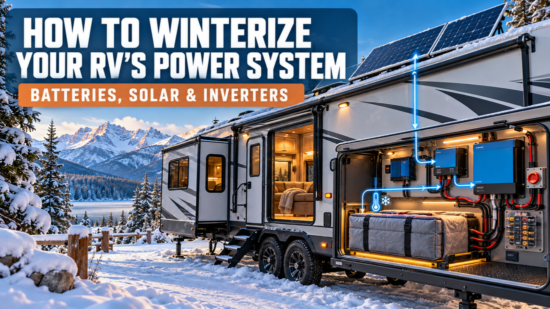 How to Winterize Your RV's Power System: Batteries, Solar, and Inverters