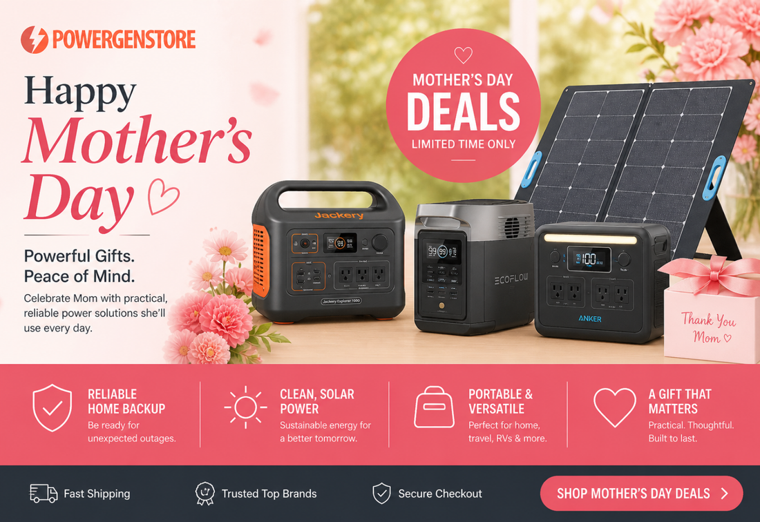 Mother’s Day Gift Ideas That Actually Matter: Backup Power &amp; Off-Grid Essentials (2026)