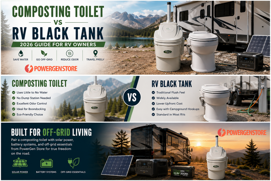 Composting Toilet vs RV Black Tank (2026 Guide)