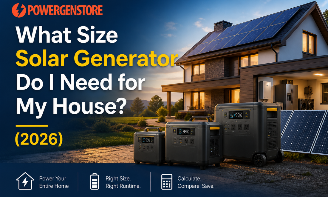What Size Solar Generator Do I Need for My House? (2026)