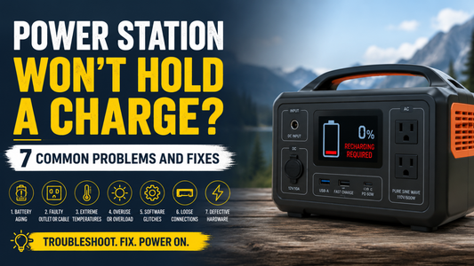 Power Station Won't Hold a Charge? 7 Common Problems and Fixes