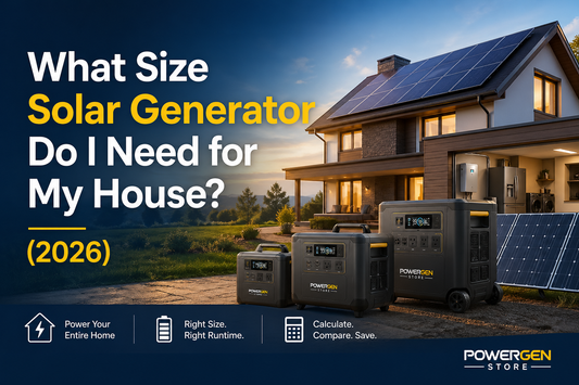 What Size Solar Generator Do I Need for My House? (2026)