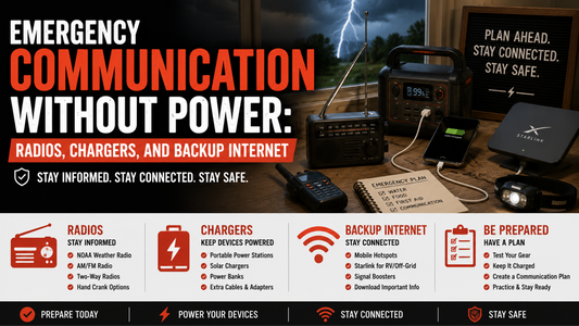 Emergency Communication Without Power: Radios, Chargers, and Backup Internet