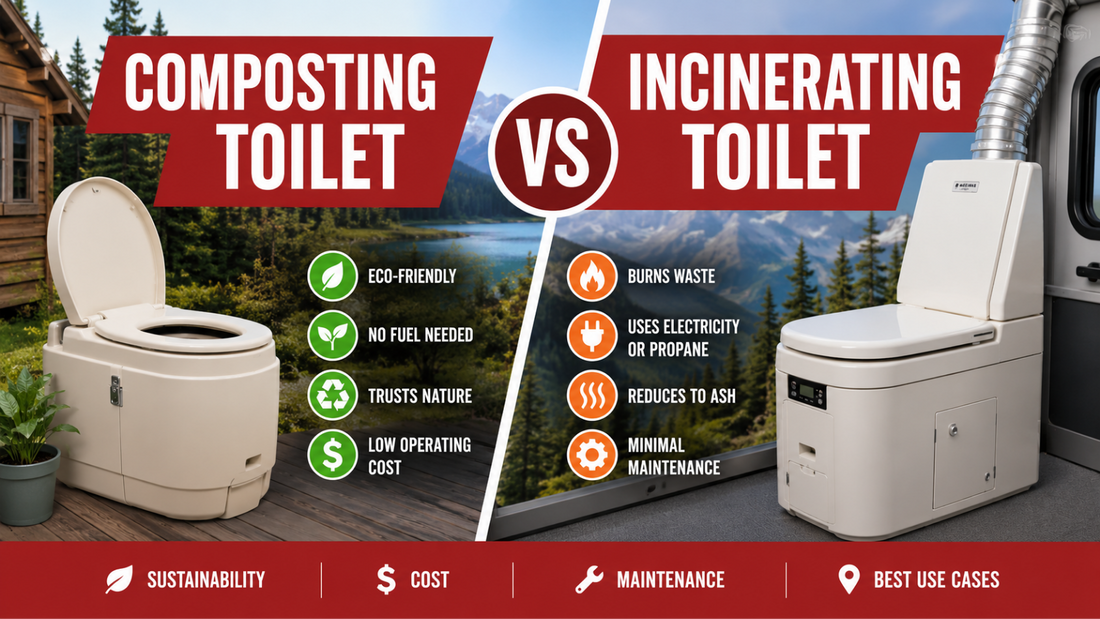 Composting Toilet vs Incinerating Toilet
