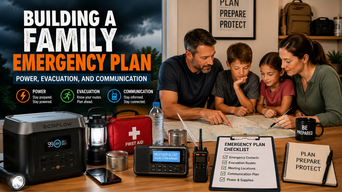 Building a Family Emergency Plan: Power, Evacuation, and Communication