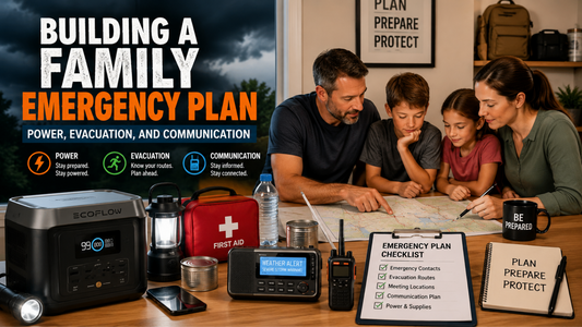 Building a Family Emergency Plan: Power, Evacuation, and Communication