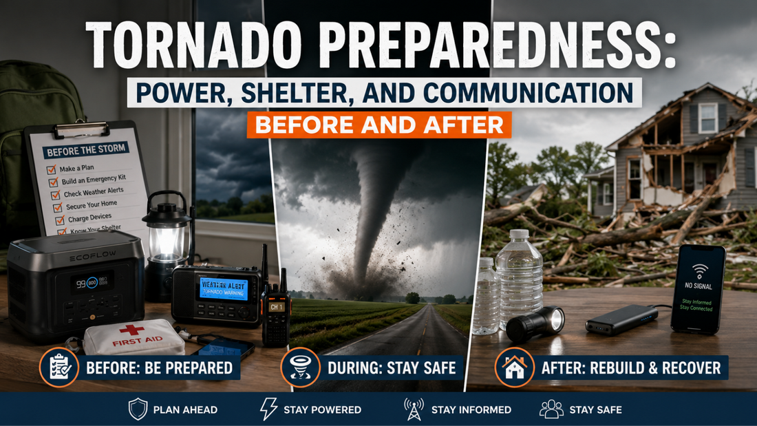 Tornado Preparedness: Power, Shelter, and Communication Before and After