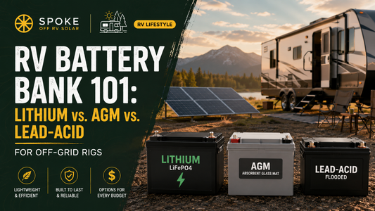 RV Battery Bank 101: Lithium vs. AGM vs. Lead-Acid for Off-Grid Rigs