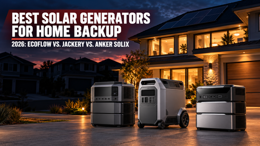 Best Solar Generators for Home Backup in 2026: EcoFlow vs. Jackery vs. Anker SOLIX