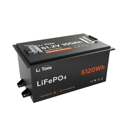 LiTime 48V (51.2V) 100Ah ComFlex Golf Cart & Agricultural Robot Battery with CAN/RS485
