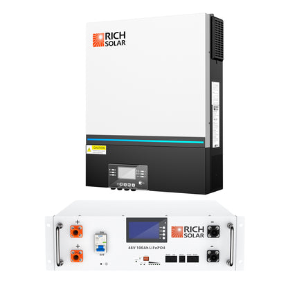 RICH SOLAR - NOVA 6548 - 6500 Watt (6.5kW) 48 Volt Off-grid Hybrid Solar Inverter