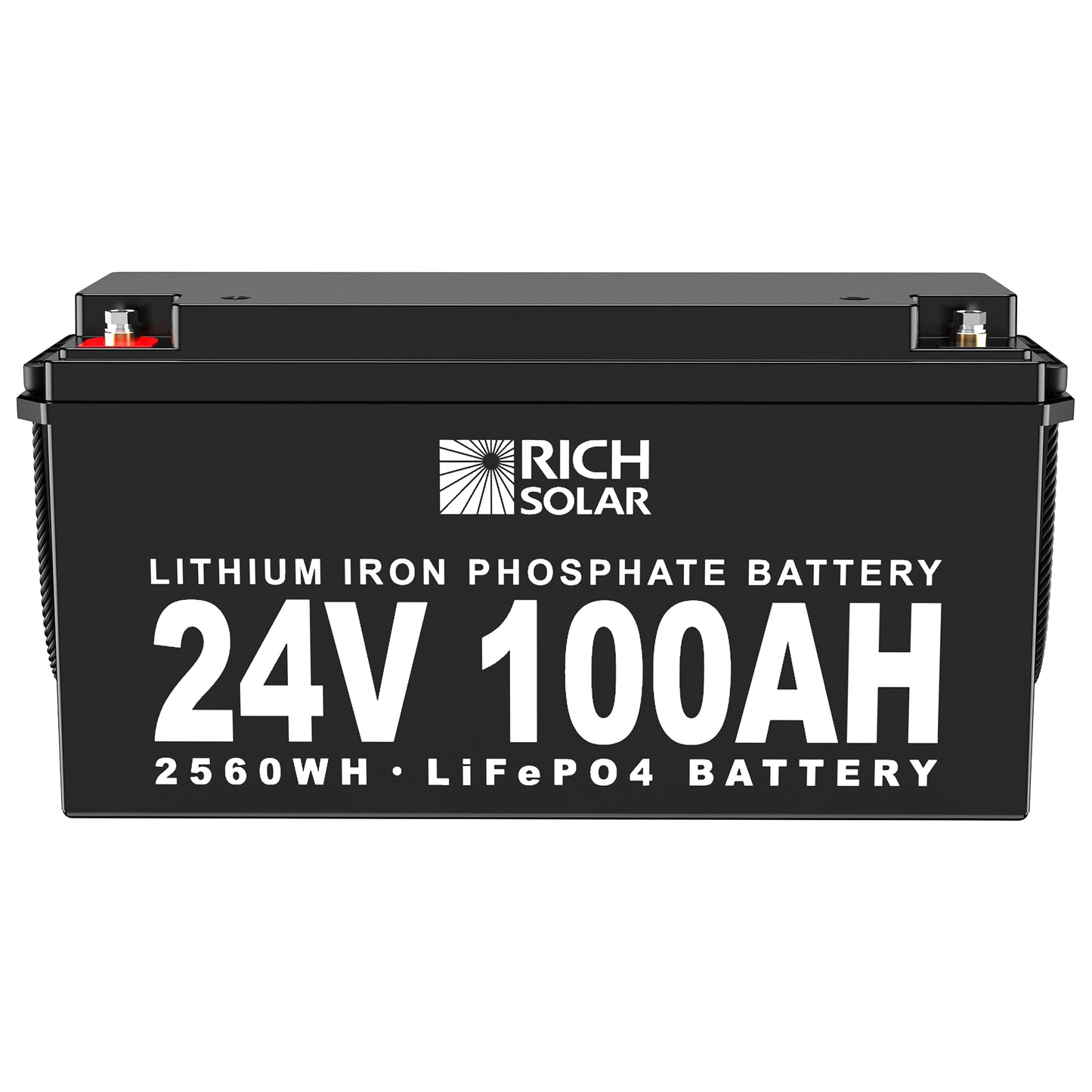 RICH SOLAR -24V 100Ah LiFePO4 Lithium Iron Phosphate Battery