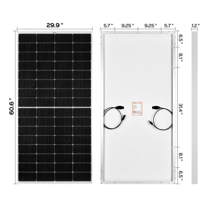 RICH SOLAR -MEGA 250 Watt Monocrystalline Solar Panel