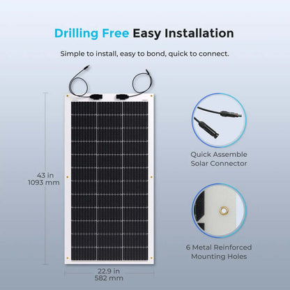 Renogy 100W Lightweight Flexible Solar Panel