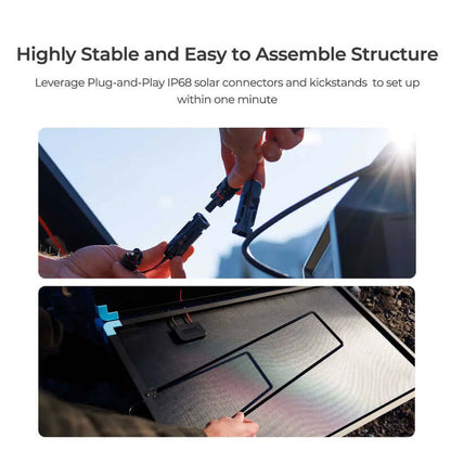 Renogy 220W Lightweight Portable Solar Panel Suitcase
