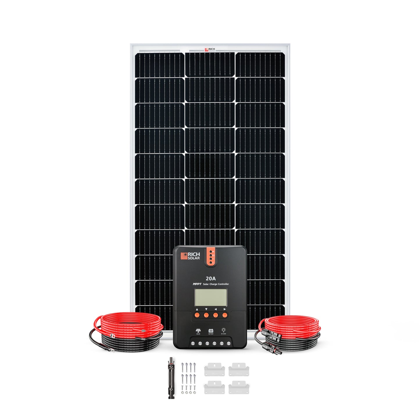 RICH SOLAR - 100 Watt Solar Kit