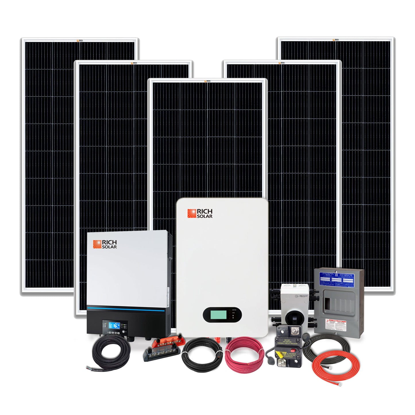 RICH SOLAR -1000W 48V 120VAC Cabin Kit