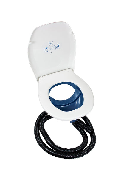 Separett Urine Separating Set Privy with Regular Seat Blue Bowl