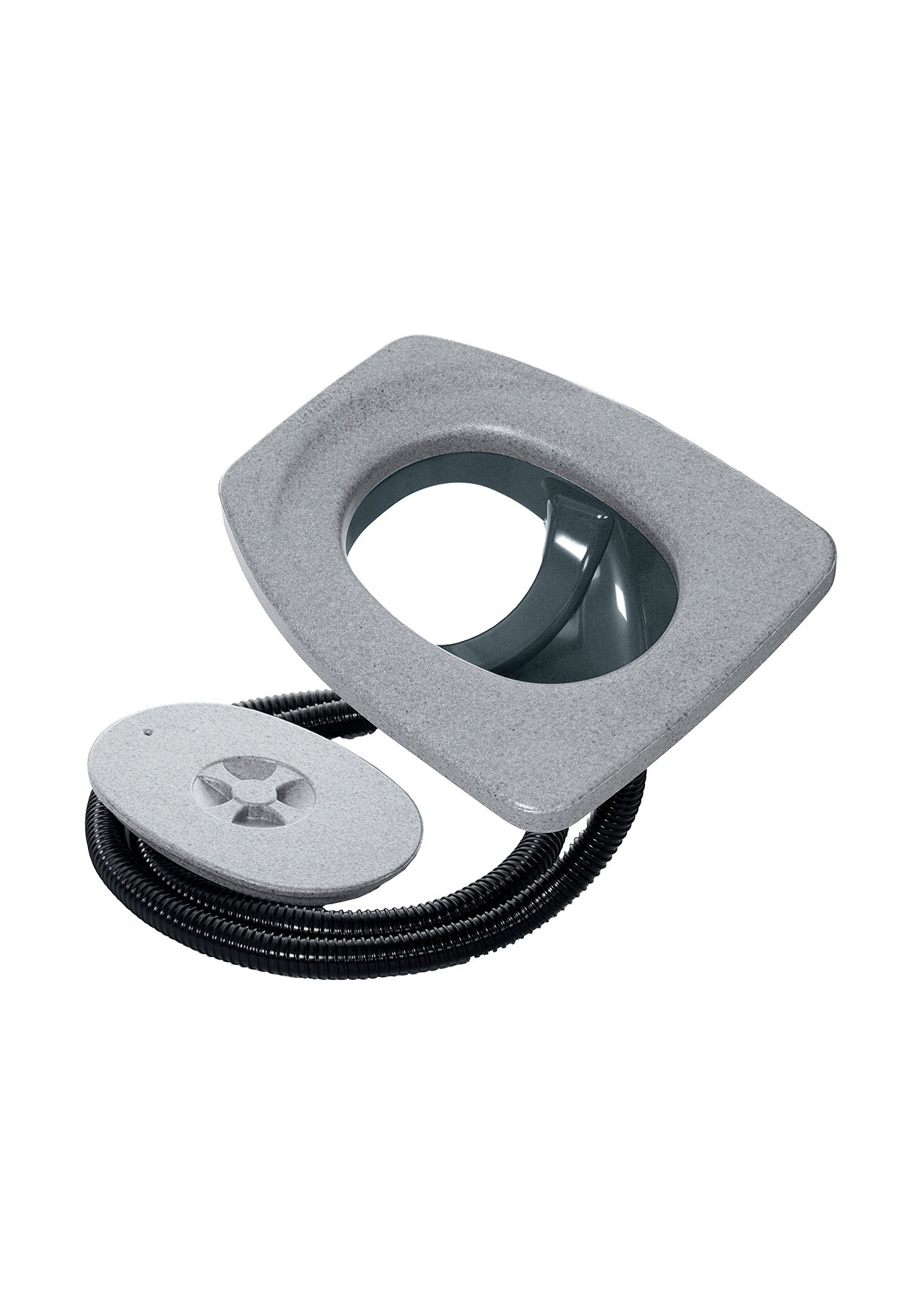 Separett Urine Separating Privy Set Styrofoam Seat Grey