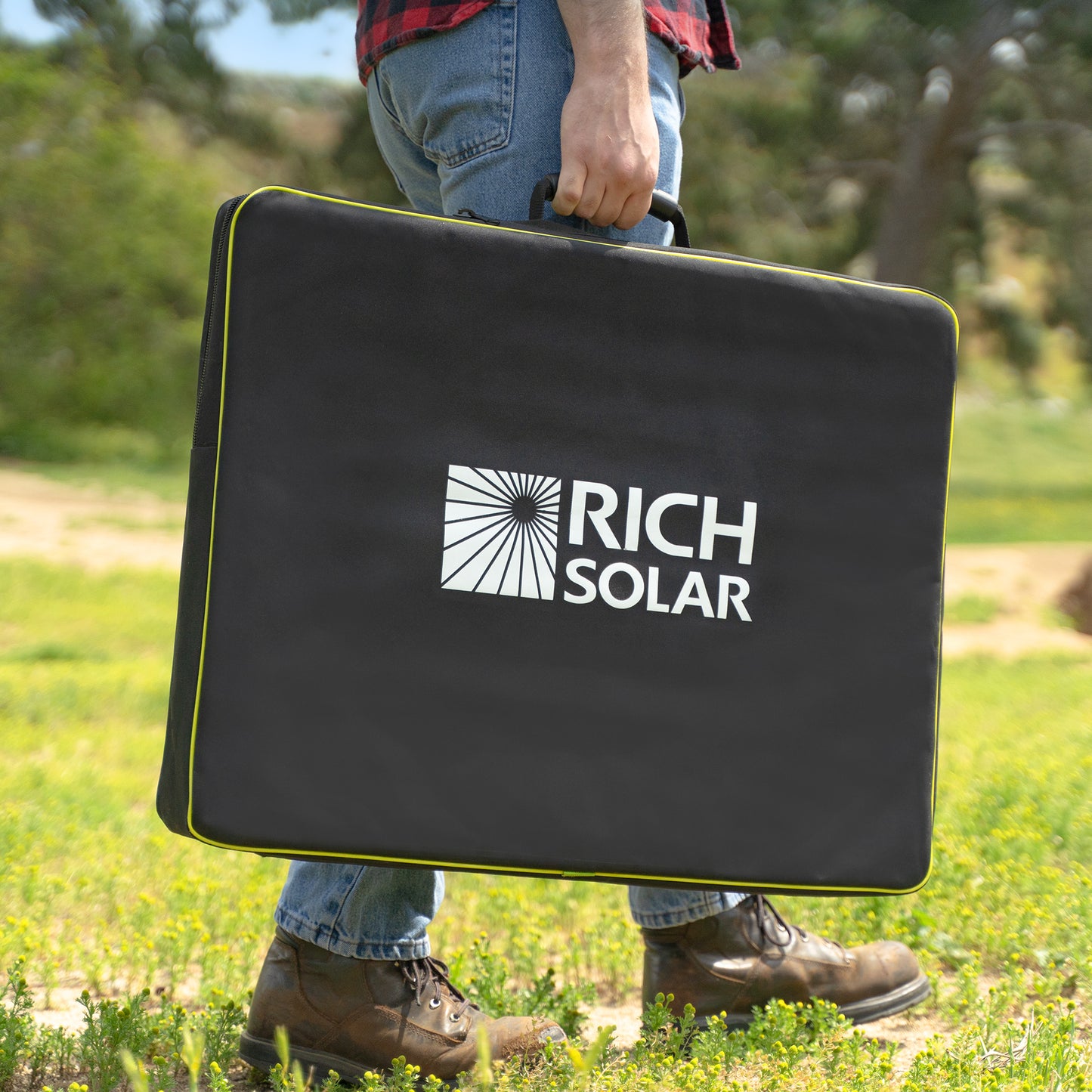 RICH SOLAR -MEGA 100 Watt Portable Solar Panel Briefcase