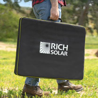 RICH SOLAR -MEGA 100 Watt Portable Solar Panel Briefcase