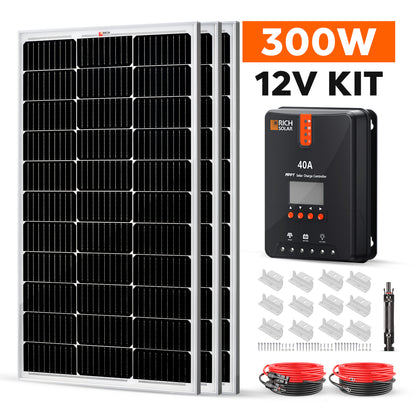 RICH SOLAR -300 Watt Solar Kit