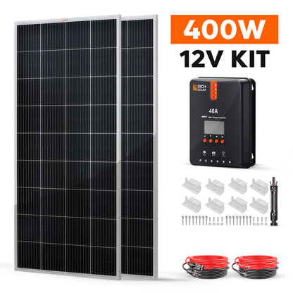 RICH SOLAR -400 Watt Solar Kit