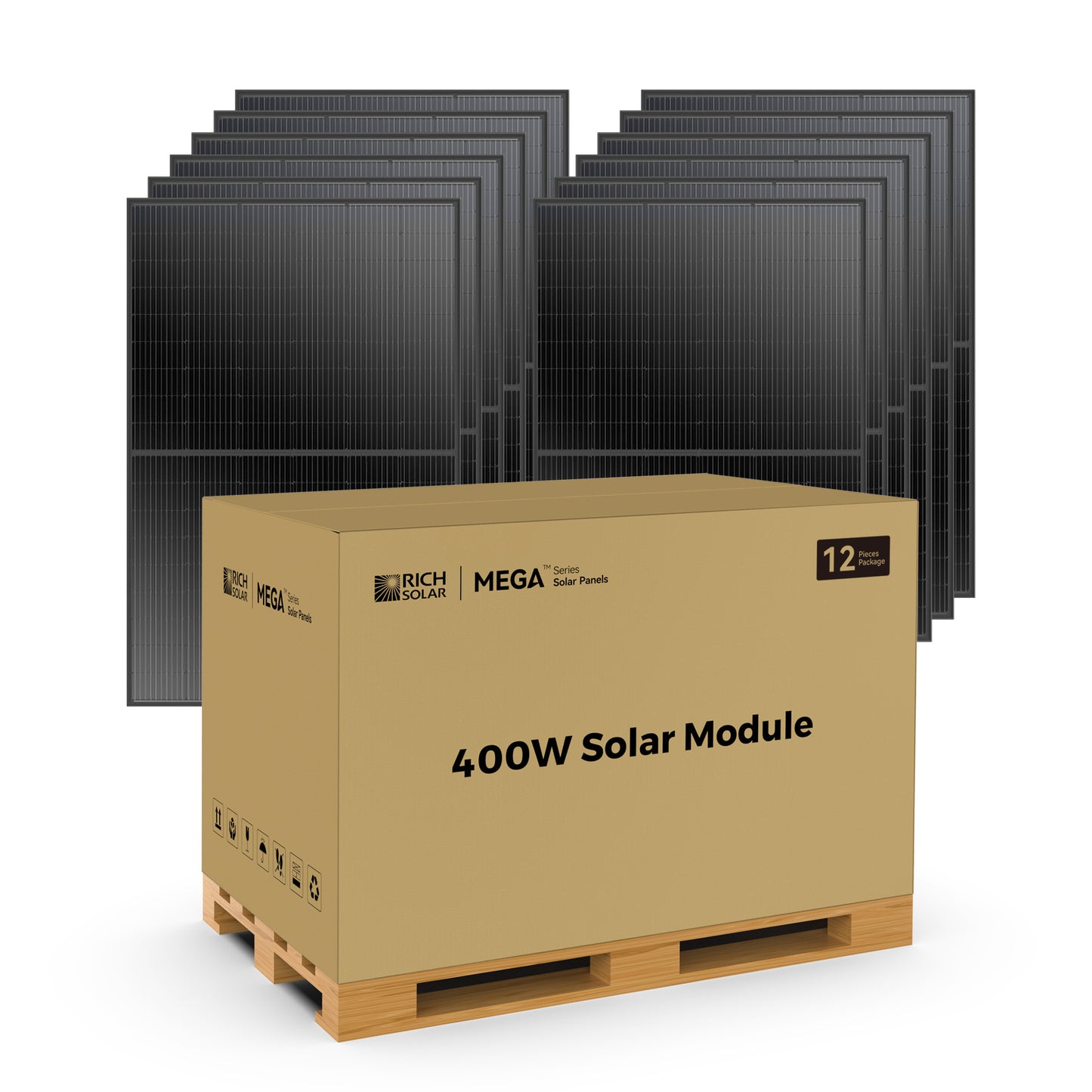 MEGA 400 Watt Monocrystalline Solar Panel | High Efficiency | Best Panel for Grid-Tie and Off-Grid