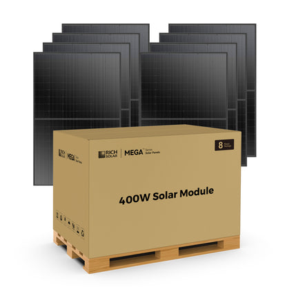 MEGA 400 Watt Monocrystalline Solar Panel | High Efficiency | Best Panel for Grid-Tie and Off-Grid