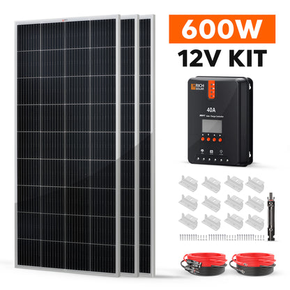 RICH SOLAR -600 Watt Solar Kit