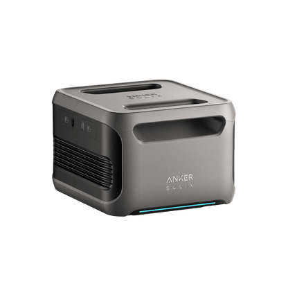 Anker SOLIX BP3800 Expansion Battery - Front Display and Left Side