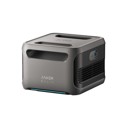 Anker SOLIX BP3800 Expansion Battery - Front Display and Right Side
