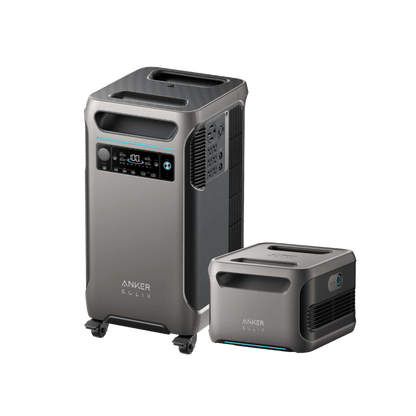 Anker SOLIX F3800 and F3800 Expansion Battery showcasing advanced power technology and versatility for home and off-grid use.