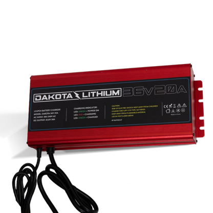 Dakota Lithium Ultra Fast 36V 20A Waterproof LiFePO4 Onboard Battery Charger