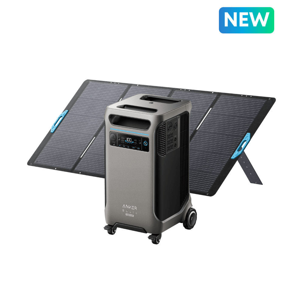 Anker SOLIX F3800 Plus Solar Generator + 400W Solar Panel