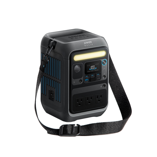 Anker SOLIX C300X W Strap Portable Power Station - 288Wh | 300W