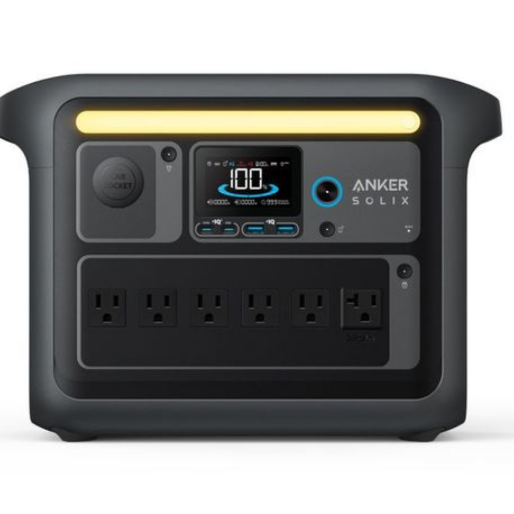 Anker SOLIX C1000X Solar Generator + 200W Solar Panel