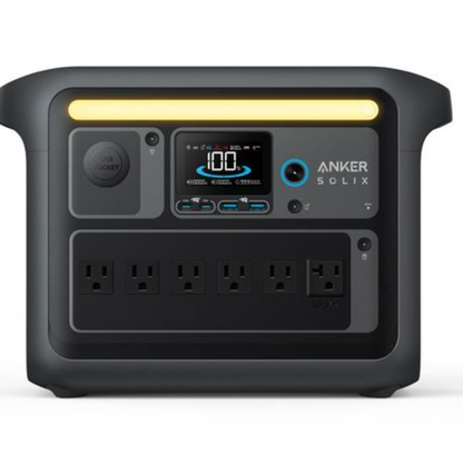 Anker SOLIX C1000X Solar Generator + 200W Solar Panel