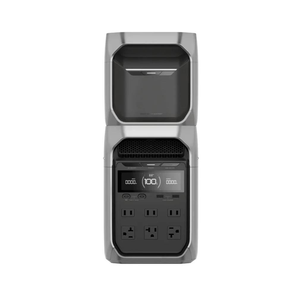 EcoFlow DELTA 3 Plus Solar Generator + DELTA 3 Extra Battery